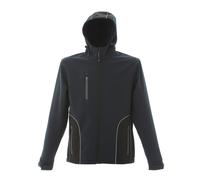 JRC Giubbotto MERANO Soft Shell Lavoro Interno in Pile Elasticizzato Cappuccio