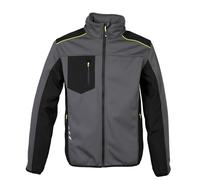 JRC Giubbotto SION Softshell Impermeabile Rifrangente con Cappuccio Estraibile