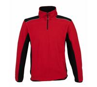 JRC NEW RIGA Felpa in Pile a Mezza Zip Corta Collo Alto Invernale Tasche da Uomo