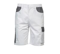 JRC Pantaloncino TIZIANO Bermuda Bianco Pittore Elasticizzato Multitasche Uomo