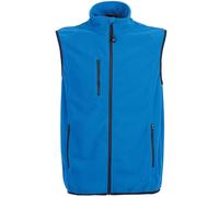 JRC PRAGA Micro Pile Felpa Zip Intera Smanicato Senza Maniche con Tasche da Uomo