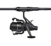 JRC Specimen Combo, Defender Rod & Reel Combos, Pesca grossa e partita, Pesce di lago, Pesca d'acqua dolce, Carpa, Pre Spooled con lenza, Nero, 10000, 3.66m, 1.4 kg