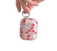 JRCYVTA Custodia carina per AirPods Pro 3, design con motivo a fiocco di ciliegia, trasparente, antiurto, custodia protettiva per Apple AirPods Pro di terza generazione