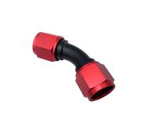 JrEam Universale 0 45 90 180 Gradi AN4 6 8 10 12 Femmina a AN4 6 8 10 12 Femmina Tubo Idraulico Gomito Raccordo radiatore Olio raccordi for Tubi Flessibili(45 Degree,AN6)