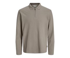 Jrebdex - Polo con Zip LS, Anacardi arrostiti, L