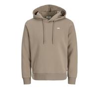 JJ Rebel - Felpa con cappuccio beige con logo-Neutro L