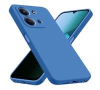 jrester Cover per Xiaomi Redmi 15C 4G/5G/Poco C85 EU Version（Non per Global Version, Blu Morbido Silicone e Schienale Rigido in PC Protettiva Custodia per Redmi 15C 4G