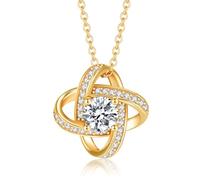 Jrêveinfini Collana Donna Oro Argento 925 Mamma Lunga Amicizia Maestra Mamma e Figlia, Pendente Anallergici Nichel Free Senza Gioielli Regalo Donna Compleanno San Valentino Anniversario Natale