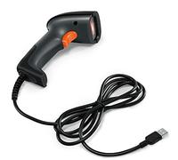 JRHC Scanner di codici a barre USB 2D, scanner di codici automatico 1D QR cablato portatile, lettore di codici a barre a matrice di dati PDF417 per pagamenti mobili POS, minimarket, supermercato