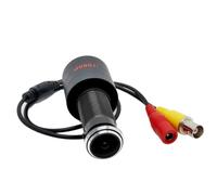 Jrifedptry 1.7mm Panorama Fish-Eye 1080P Grandangolare AHD Camera PAL 2MP CCTV Spioncino Porta Regolabile per la Sicurezza Domestica