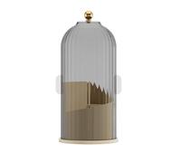 Jrifedptry 1 Pezzo di Trucco Spazzola Holder Organizzatore+Coperchio Antipolvere Spazzole di Trucco Organizzatore per Vanity Desktop Bagno A