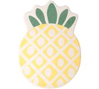 Jrifedptry 1 pezzo tappeto da bagno per bambini antiscivolo assorbente tappetino da cucina Cartoon ananas-area tappeti Decor giallo