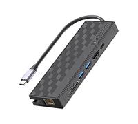 Jrifedptry 1 Pezzo USB 3.0 Dock Station USB C Hub 5Gpbs Ad Alta Velocità 1000Mbps Ethernet RJ45 Gigabit 4K OTG Adattatore Splitter per Laptop