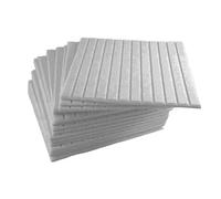 Jrifedptry 16 pannelli acustici, pannelli da parete insonorizzanti, per studio, assorbono il suono ed eliminano gli echi (colore cammello poco profondo)