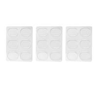 Jrifedptry 18 pezzi Drum Damper Gel Pad Silicone Tamburi Per Tamburi Controllo Tono - Trasparente