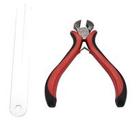 Jrifedptry 1Set Chitarra Fret Puller Proteggere Tastiera Piastra In Acciaio Kit Terra Flush Pinze String Cutter Per Chitarra Parti Accessori