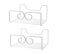 Jrifedptry 2 mensole da appendere alla parete, supporto da parete per borse, supporto galleggiante Tode