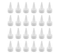 Jrifedptry 24PCS Squeeze Bottle Cap Ricambio Squeeze Bottle Cap Bottiglia di Plastica Squeeze Testa per Squeeze Bottiglia Dispenser Cap