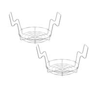 Jrifedptry 2Pcs 21.5-Quart Acqua Bagno Canner con Barattolo Rack Utensili da Cucina In Acciaio Inox Can Rack Facile da Usare