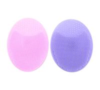 Jrifedptry 2Pcs Spa Silicone Beauty Wash Pad Pelle Scrub Pulizia Pad Lavaggio Viso Esfoliante Spazzola Detergente Strumento
