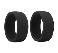 Jrifedptry 2Piece Popolare per Uomini Donne Silicone Cool Anelli Ambientali Outdoor Sport Anello 8.7mm 8