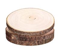 Jrifedptry 3 fette di legno grandi da 25,4 a 30,5 cm per centrotavola, rotonde in legno per centrotavola nuziale, progetti fai da te, pittura, ecc