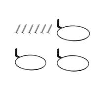 Jrifedptry 3 supporti da parete per palloni da basket, calcio, pallavolo, garage, vaso per fioriere, facile da installare, facile da usare