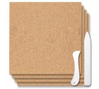 Jrifedptry 4 pezzi di vetro colorato forniture 30,5 x 30,5 cm, 1/2 "spessore di calore vetro macchiato, forniture per proteggere il tavolo