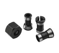 Jrifedptry 4 pz/set 6mm 8mm 6.35mm Router Elettrico Fresatura Cutter Collet Mandrino M15 Vite Dado per Taglio Macchine Per Incisione