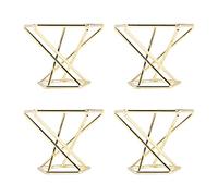 Jrifedptry 4 supporti geometrici per piante aeree, supporto per piante in metallo, mensole per piante Himmeli Decor Tillandsia contenitori