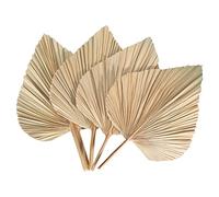 Jrifedptry 4Pcs foglie di palma secche ventilatori di palma secche boemia foglie di palma artificiali foglie di palma tropicali foglie di palma