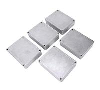 Jrifedptry 5 Pz Effetti Chitarra Pedale Alluminio Stomp Box Enclosure per Kit Pedale Chitarra FAI DA TE 1590BB