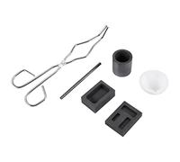 Jrifedptry 6PCS fusione fornace kit rottami gioielli metallo fusione raffinazione fucina set grafite fonderia crogiolo per fusione esperimento chimico