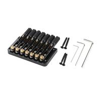 Jrifedptry 7 String Headless Metallo Sella Ponte Strumento Musicale Sostituzione Headless Chitarra Accessori