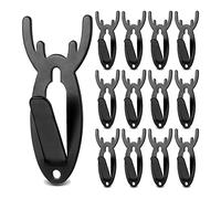 Jrifedptry 8 ganci a forma di teschio di cervo, stile europeo, da appendere e montare