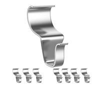 Jrifedptry 8 ganci senza foro, ganci a forma di S per nascondere giunti a parete, gancio per decorazione esterna