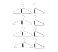 Jrifedptry 8 grucce pieghevoli in plastica, appendiabiti pieghevoli portatili, appendiabiti pieghevoli da viaggio, facili da installare (verde)