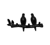 Jrifedptry Appendiabiti a forma di uccello per decorazioni da parete, portachiavi, cappotti, vestiti, asciugamani, cappelli, borse, casa B