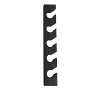 Jrifedptry Appendiabiti in legno per cappelli da baseball, organizer in legno con ripiano di visualizzazione, colore nero