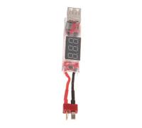 Jrifedptry Batteria al litio Lipo 2S-6S al convertitore del caricatore USB con scheda adattatore di visualizzazione di tensione per proteggere le caratteristiche del telefono Spina facile installare