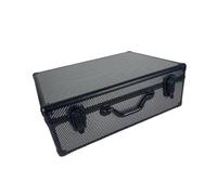 Jrifedptry Cassetta degli attrezzi in fibra di carbonio Valigia in alluminio Valigia Attrezzatura Borsa per il trasporto Dura Strumento Caso Duro Strumento Cassetta degli attrezzi Portatile Facile da