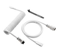 Jrifedptry Cavo USB di tipo C per tastiere da gioco, cavo per tastiera meccanica a doppia manica, cavo a spirale personalizzato per tastiera meccanica