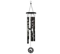 Jrifedptry Ciondolo a vento extra piccolo Bagua Wind Chime cinese Feng Shui ornamento commemorativo Wind Chime Lucky Wind Chime Ciondolo facile da installare