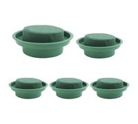 Jrifedptry Confezione da 5 kit per composizioni floreali fai da te, in schiuma verde, rotonde, bagnate, con ciotola, fiori per corridoio nuziale, decorazione