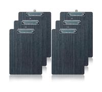 Jrifedptry Confezione da 6 portablocco in legno, formato A5, portablocco per appunti, appunti con venature del legno, facili da installare, facili da usare