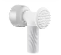 Jrifedptry Dispenser automatico di sapone in schiuma per cani, spazzola da bagno 2 in 1 per animali domestici, spazzola per bagno a bolle one-touch