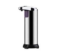 Jrifedptry Dispenser automatico di sapone senza contatto con base impermeabile, dispenser di sapone liquido da 250 ml, per cucina, bagno, hotel