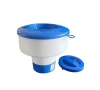 Jrifedptry Dispenser per pillole da piscina, 17,8 cm, supporto pieghevole con anello di tiraggio, per vasca idromassaggio e piscine interrate personali