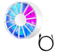Jrifedptry Dispositivo di raffreddamento magnetico del telefono cellulare per il radiatore di gioco a basso rumore Dissipazione del calore veloce Ventilatore di raffreddamento portatile per il