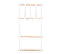 Jrifedptry Espositore di ricambio per capelli con fiocchi per capelli, organizer per gioielli, per ragazze, da appendere, organizer per scrunchie, decorazione da parete A